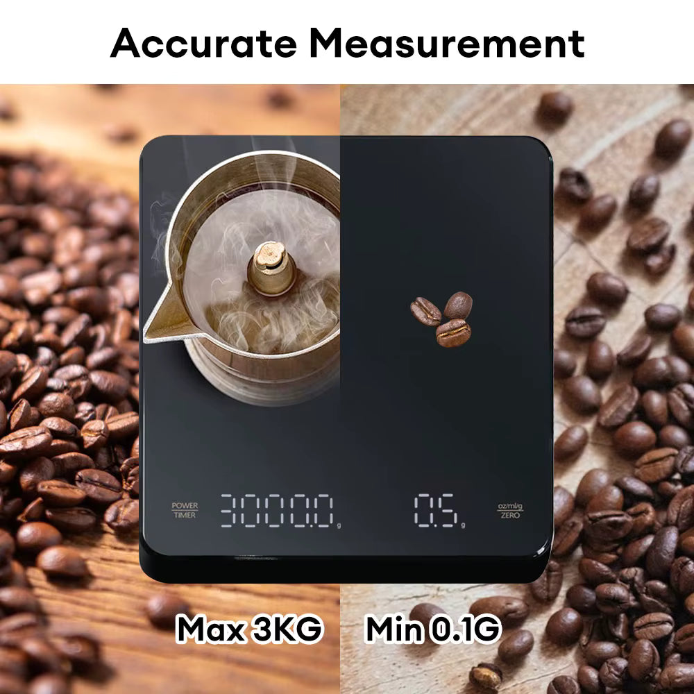 Digital Coffee Scale with Timer LED Screen Espresso USB