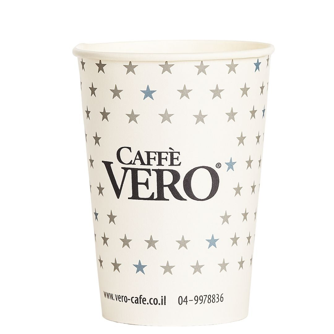 50 Disposable Cappuccino Cups 250 ml