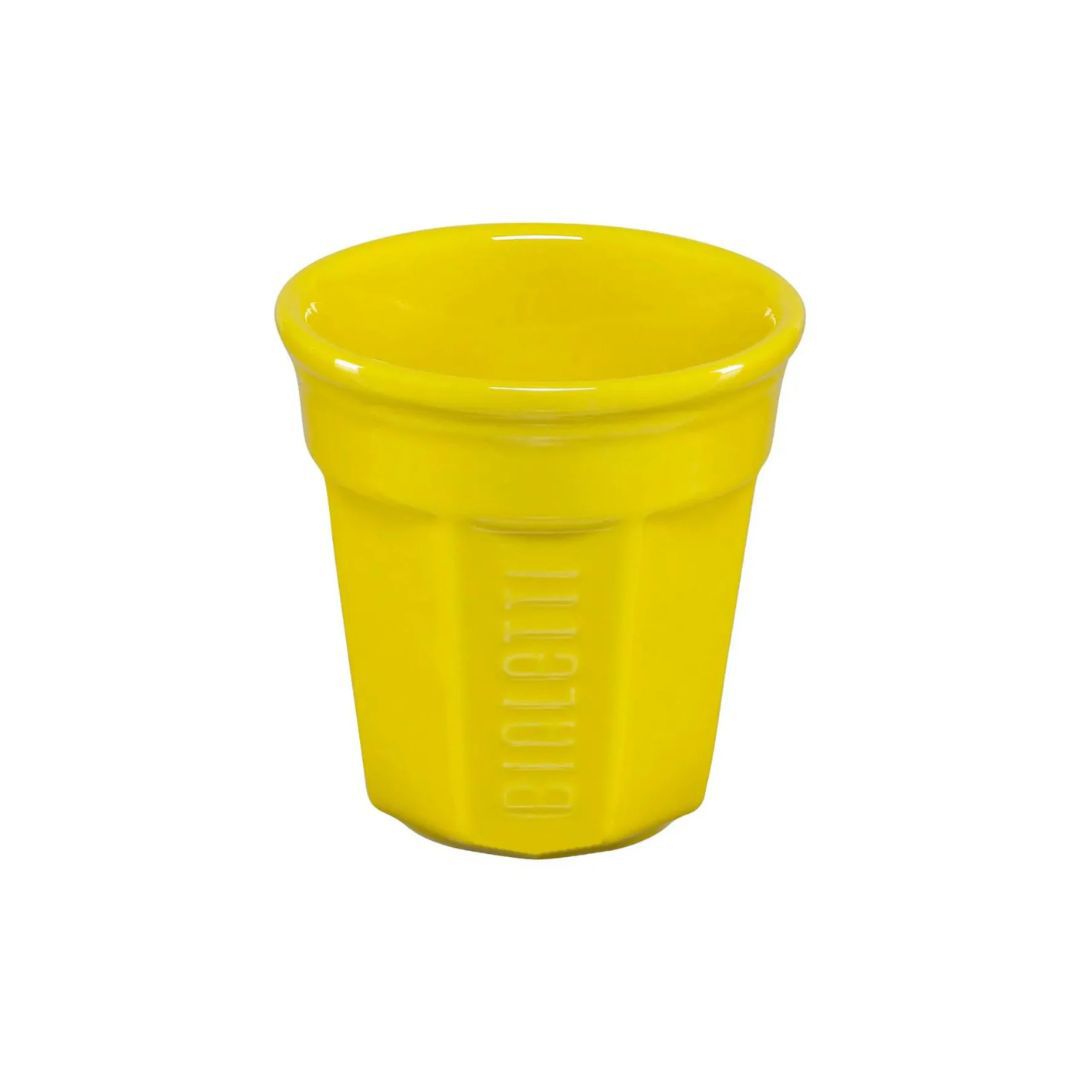 Set of 6 Bialetti BICCHIERINI Multicolor Ceramic Espresso Cups 90 ml