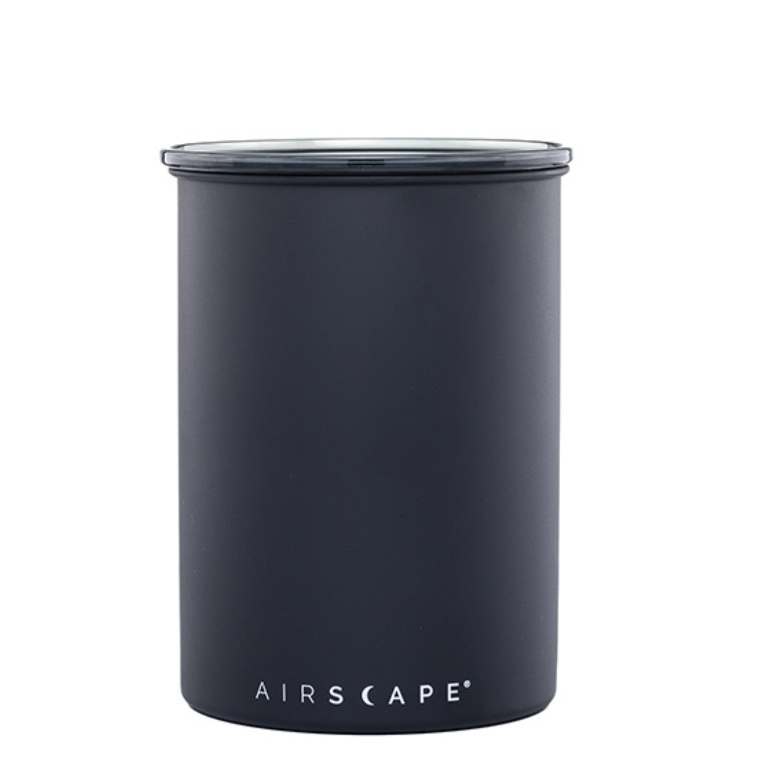 Airscape Matte Black Sealed Coffee Bean Storage Container 500g