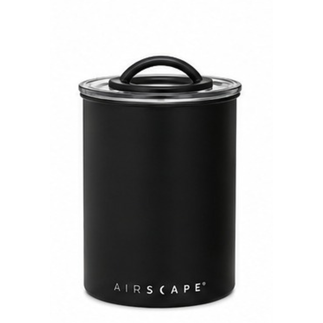 Airscape Matte Black Sealed Coffee Bean Storage Container 500g