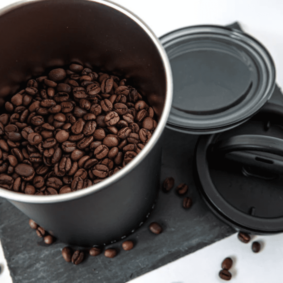 Airscape Matte Black Sealed Coffee Bean Storage Container 500g