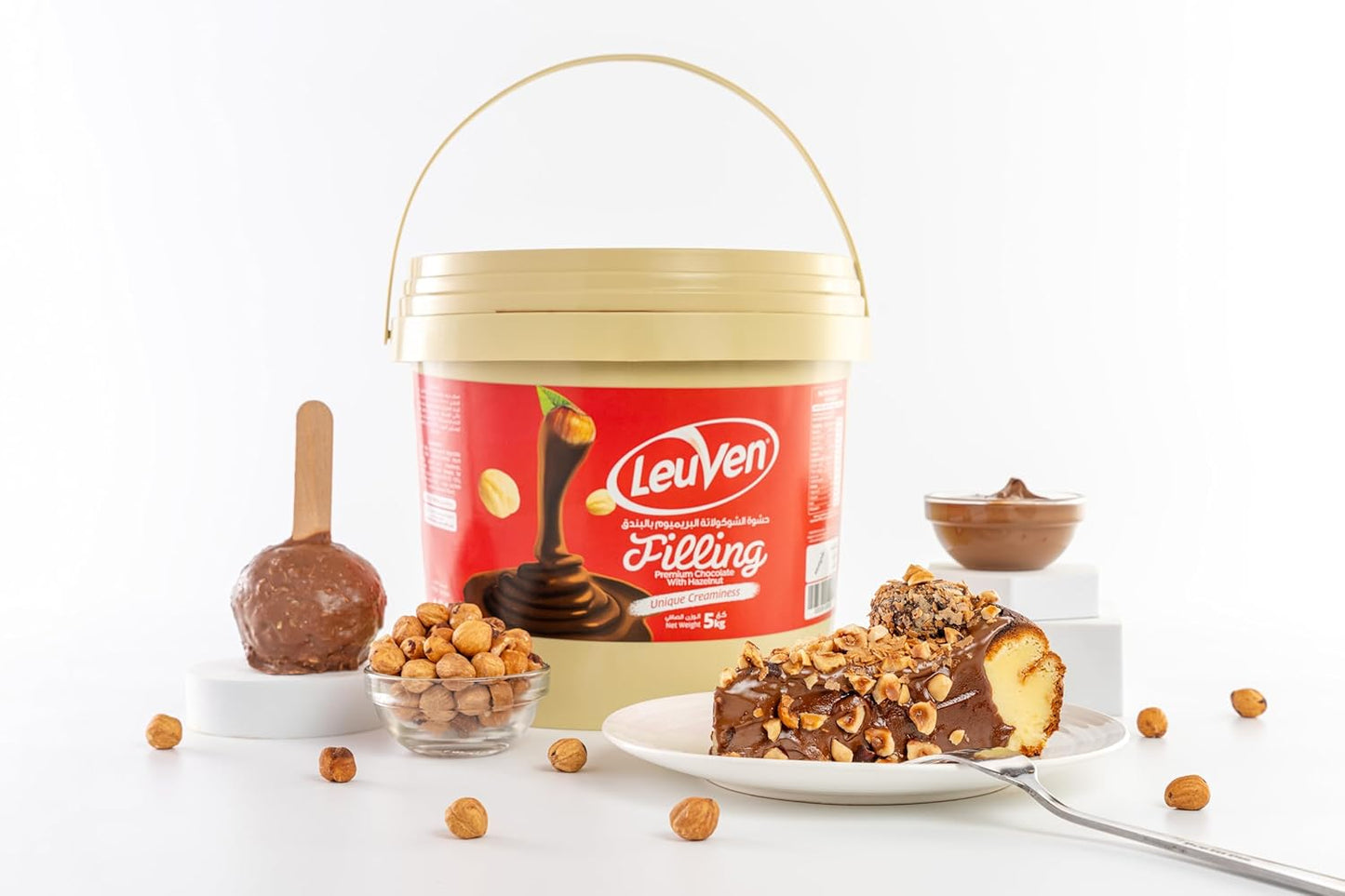 Flavor Spread 5 Kg (Premuim Chocolate with HazelNut) | LeuVen