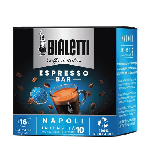 Bialetti Napoli coffee capsules for Bialetti capsule machines 16 units