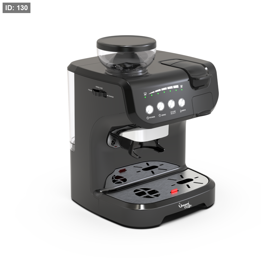 Uomor 4-in-1 Coffee Machine with Built-in Grinder
