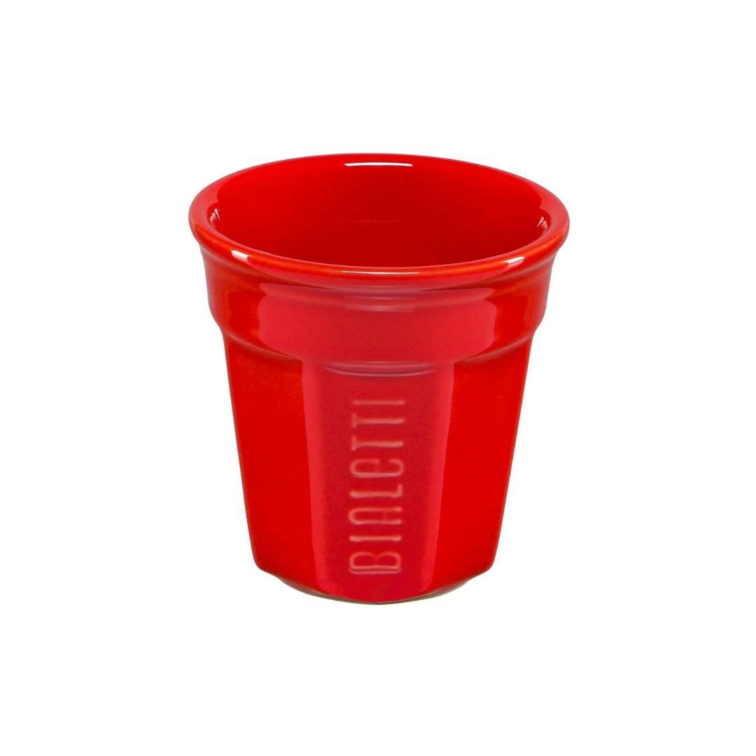 Set of 6 Bialetti BICCHIERINI Multicolor Ceramic Espresso Cups 90 ml