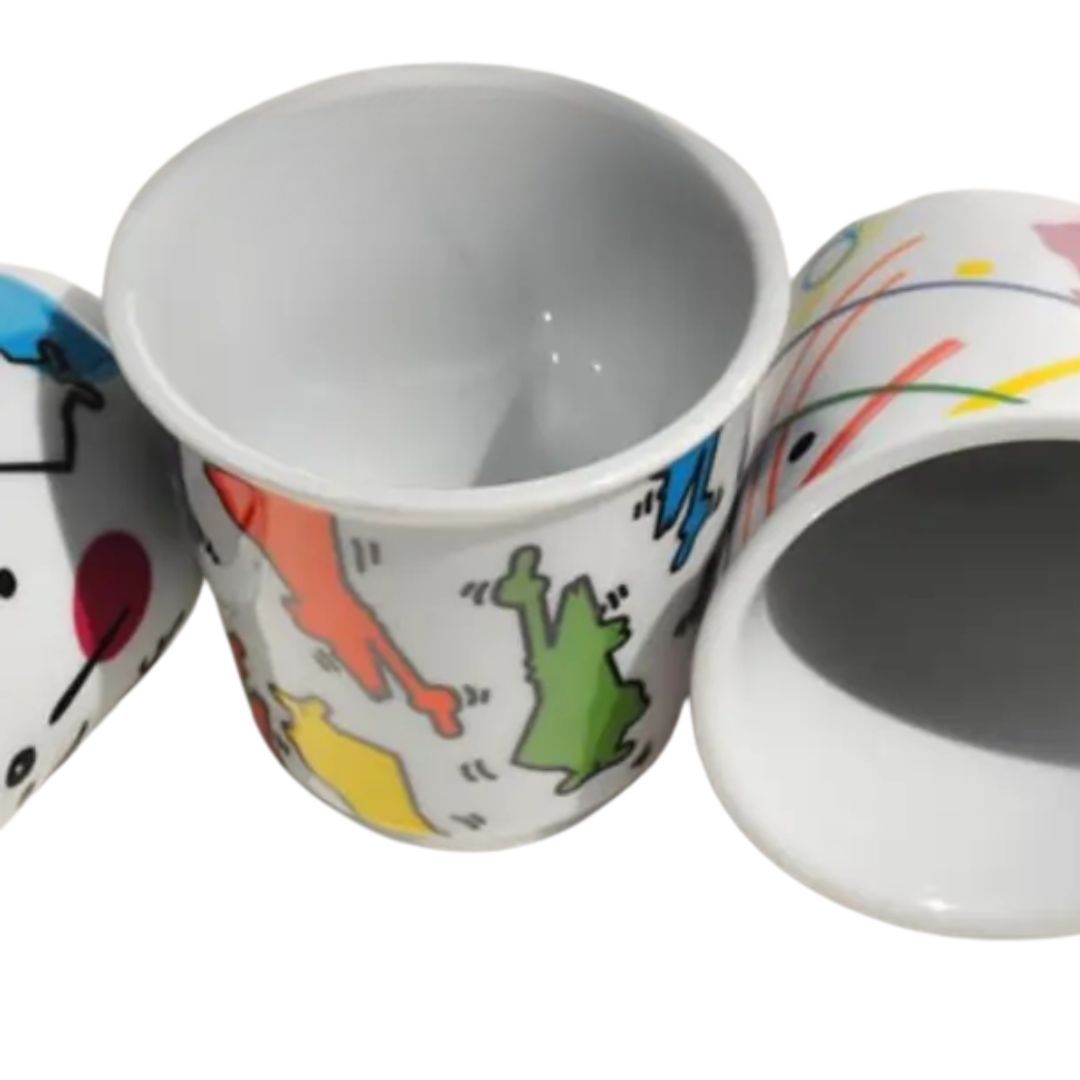 مجموعة من 4 أكواب إسبريسو بياليتي 90 مل بياليتي ديكو جلامور