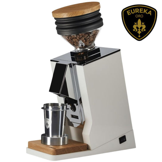 EUREKA Mignon Single Dose Professional Coffee Grinder Whte