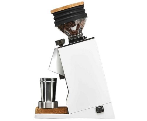 مطحنة قهوة احترافية يوريكا ميجنون ذات الجرعة الواحدة باللون الأبيض