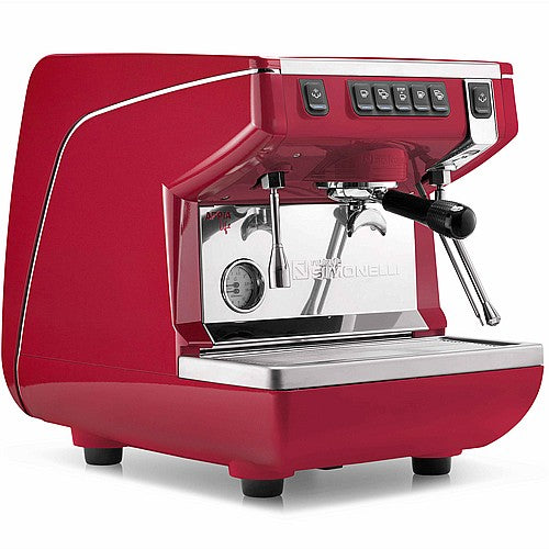 Nuova Simonelli Appia Life Professional Espresso Machine for Businesses (Single Head) Red