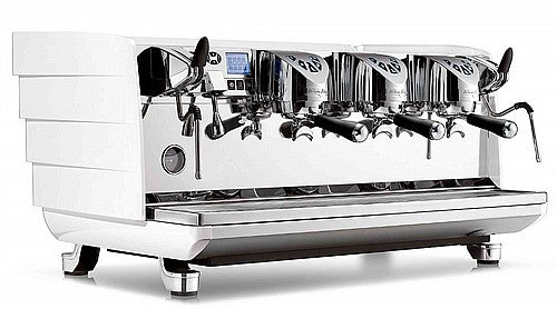 ماكينة صنع الإسبريسو التجارية فيكتوريا أردوينو وايت إيجل 3GR (3 رؤوس) باللون الأبيض 