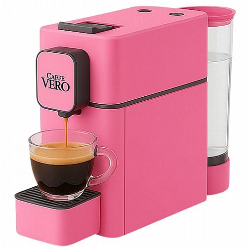 Capsule machine ■■VERO DI LUSSO ■■ Nespresso compatible Pink