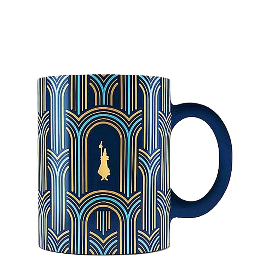 Bialetti Blue Deco Glamour Porcelain Mug 330 ml