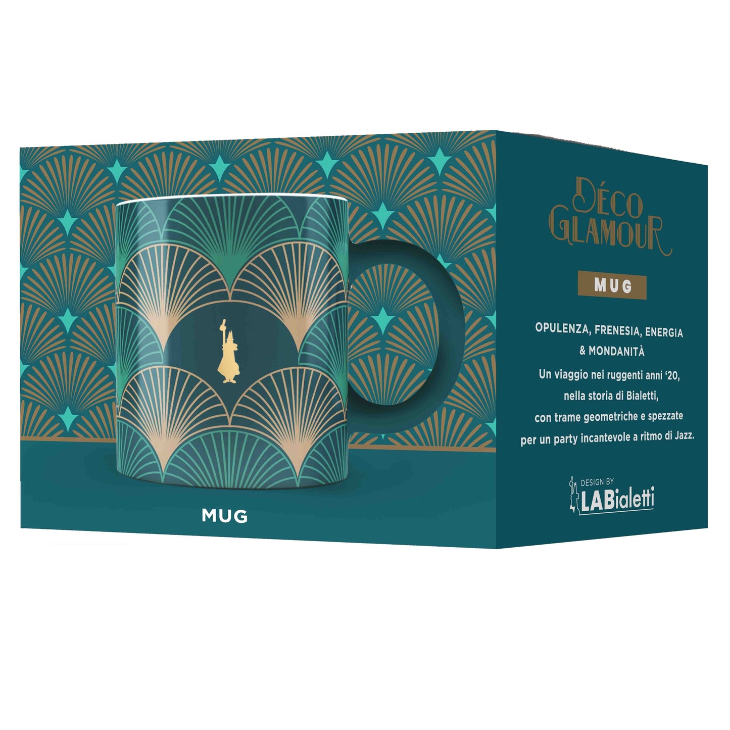 مجموعة من 4 أكواب إسبريسو بياليتي 90 مل بياليتي ديكو جلامور