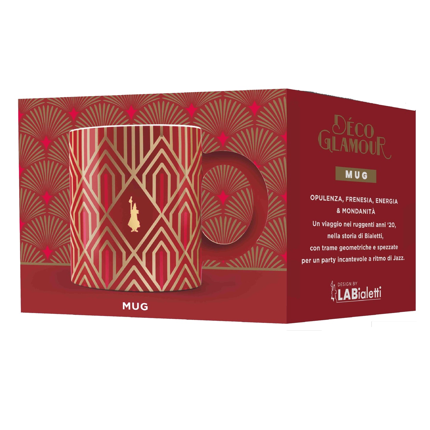 مجموعة من 4 أكواب إسبريسو بياليتي 90 مل بياليتي ديكو جلامور