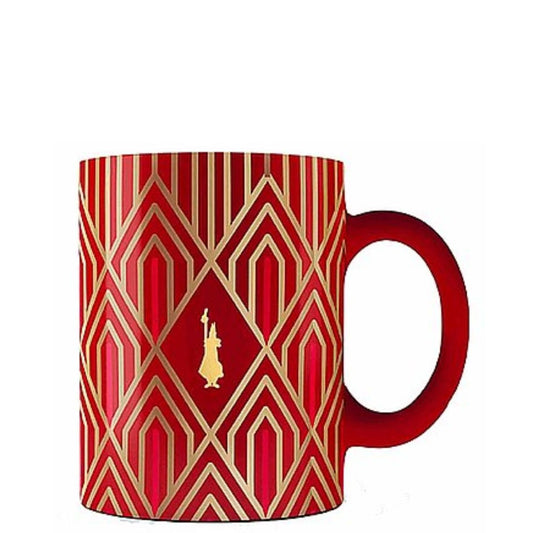 BIALETTI Red Deco Glamour Porcelain Mug 330 ml