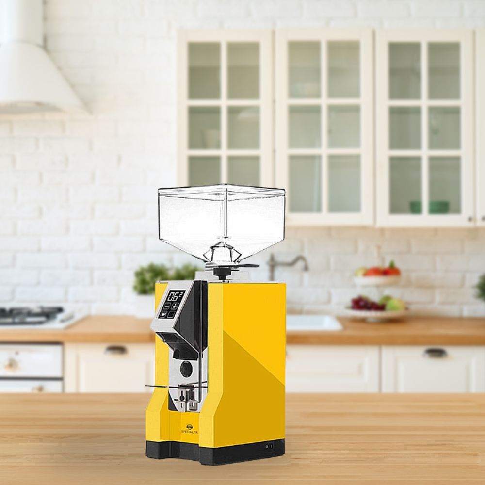 مطحنة قهوة EUREKA Mignon Specialita باللون الأصفر