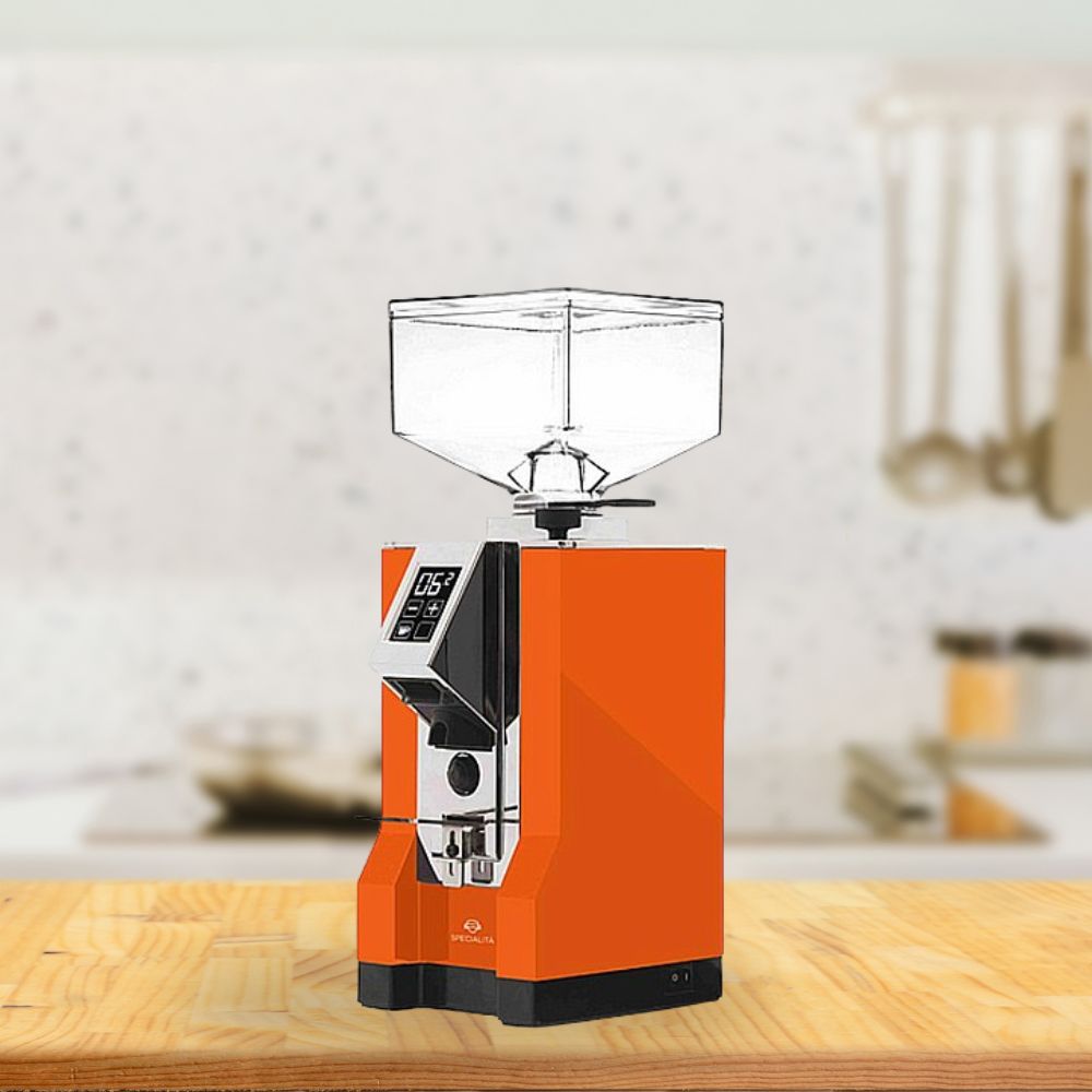 مطحنة قهوة EUREKA Mignon Specialita باللون البرتقالي