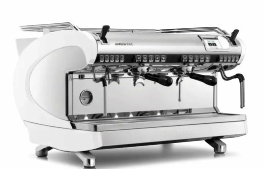 ماكينة الإسبريسو التجارية الاحترافية نوفا سيمونيلي أبيا لايف (رأسين) - أسود 