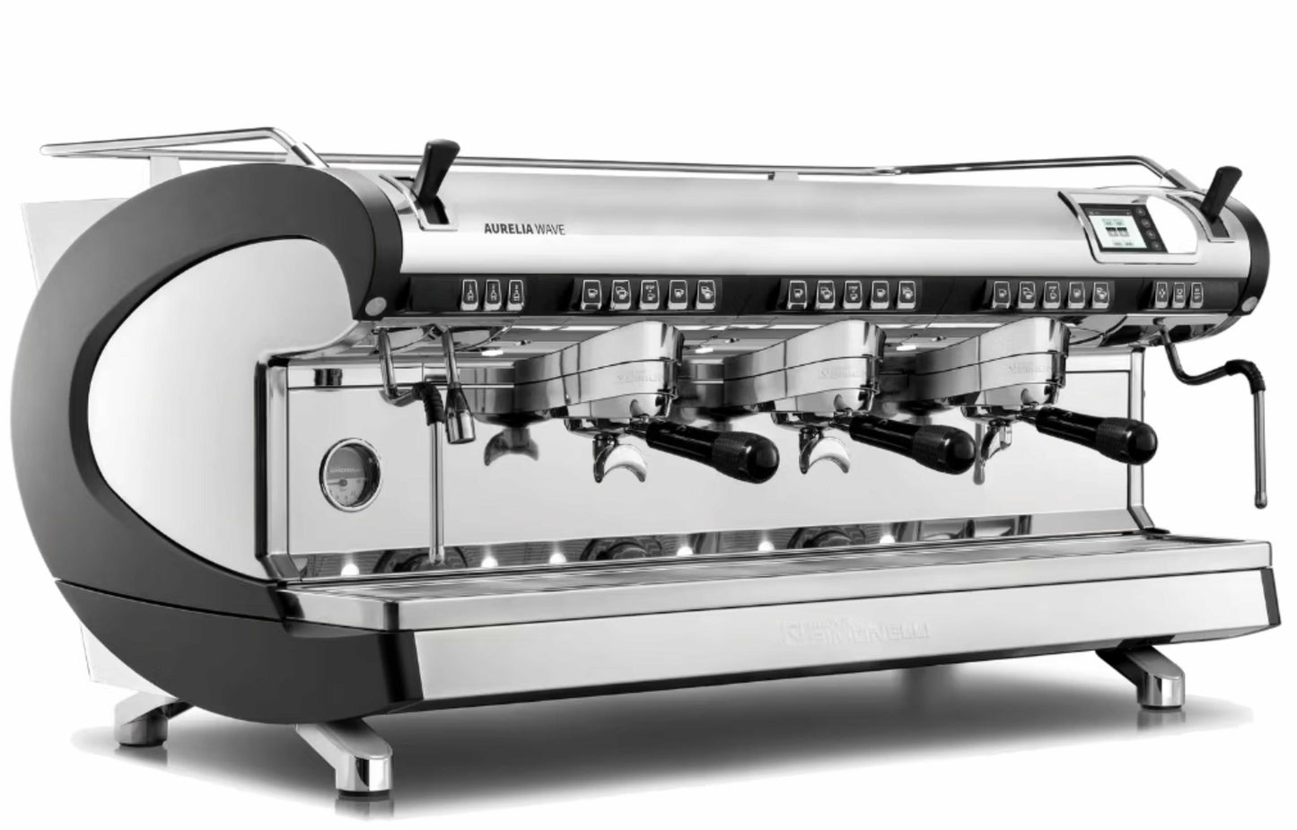 ماكينة الإسبريسو التجارية الاحترافية نوفا سيمونيلي أبيا لايف (رأسين) - أسود 