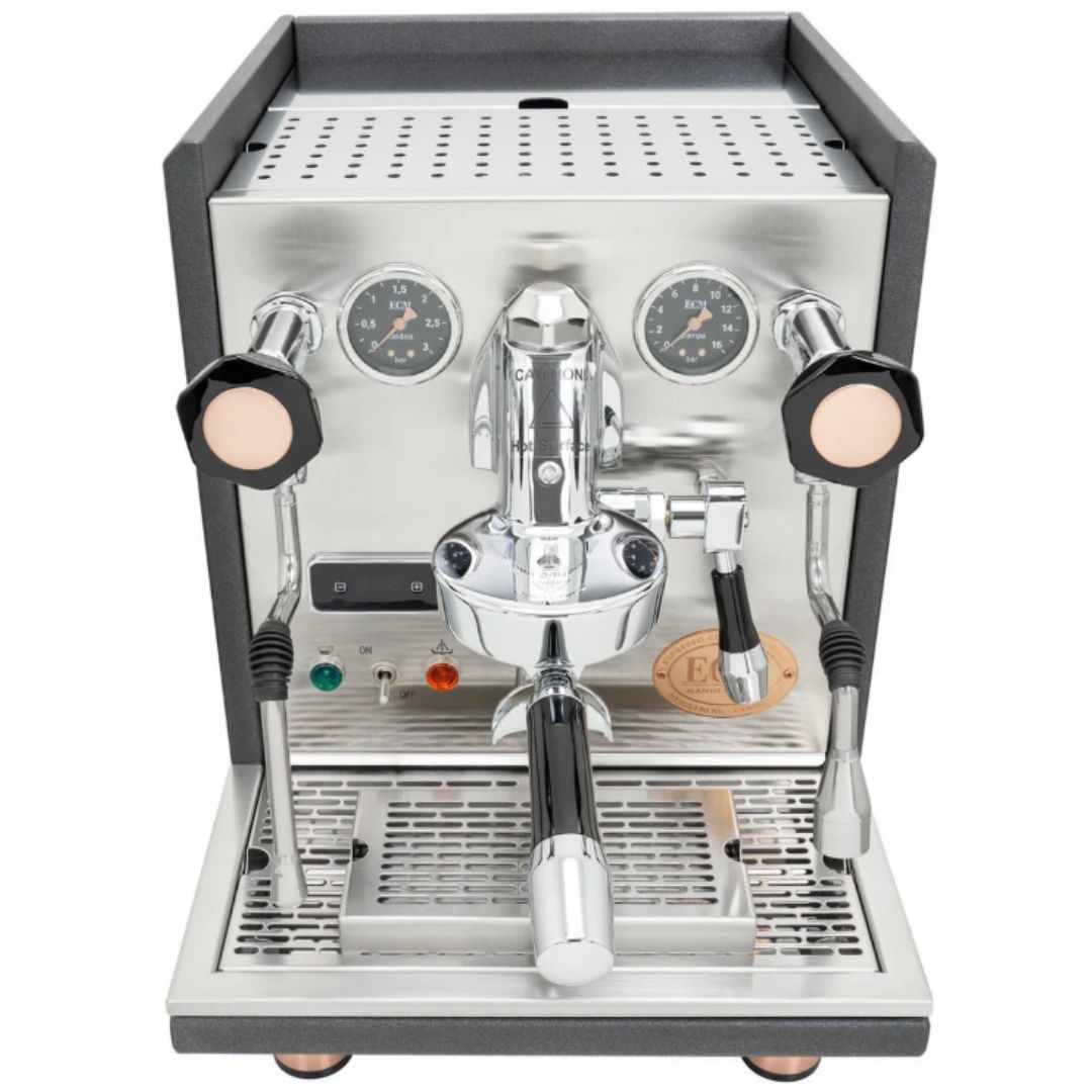 آلة صنع الإسبريسو ECM Synchronika Heritage ذات الغلايتين المزدوجتين
