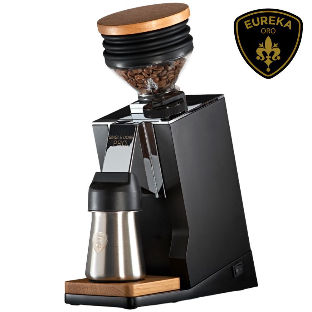 EUREKA Mignon Single Dose Professional Coffee Grinder Black