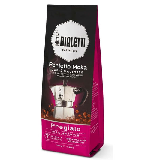 Grounded Coffee Bialetti Perfetto Moka Pregiato 250 grm