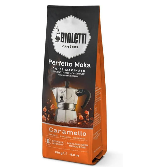 Grounded Coffee Bialetti Perfetto Moka Caramello 250 grm